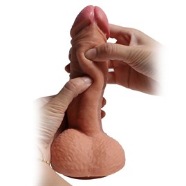 20 cm Et Dokulu Full Realistik Gerçekçi Penis Kalın Dildo - Castiel