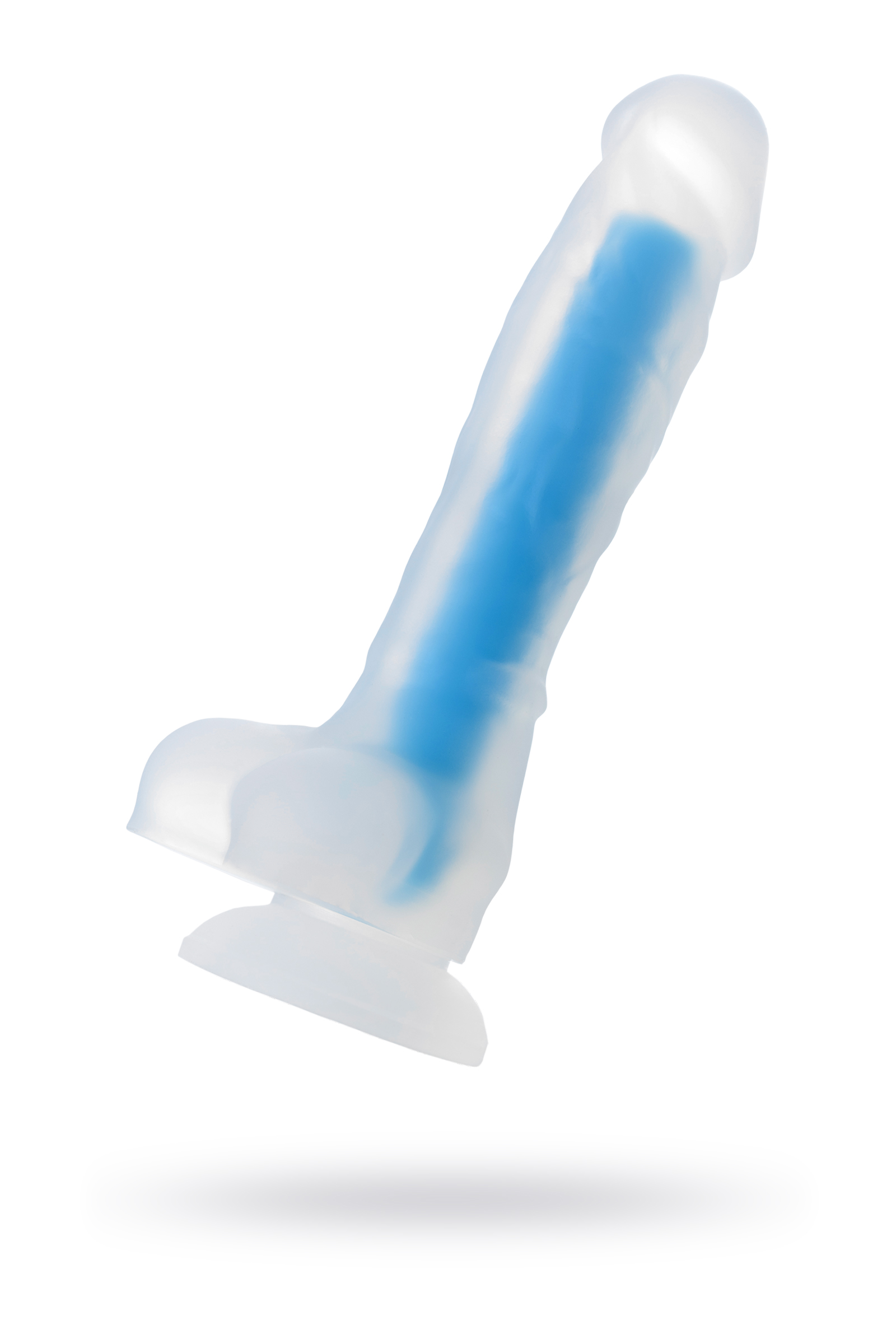 Beyond Matt Glow Gece Parlayan Dildo, Silikon, Şeffaf, 18 cm
