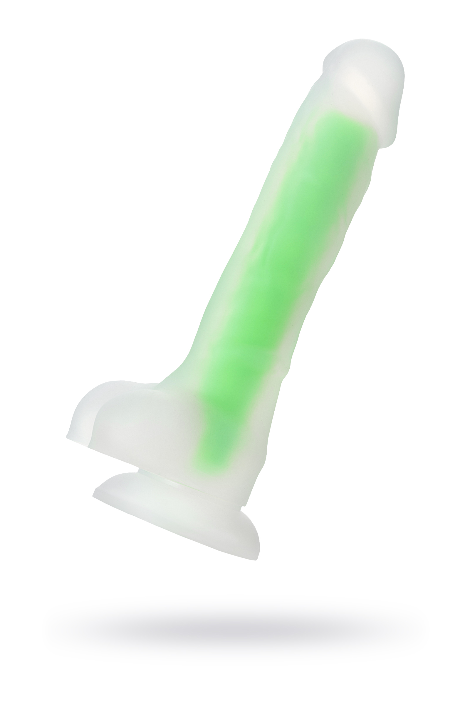 Beyond Wade Glow Gece Parlayan Dildo, Silikon, Şeffaf, 20 cm