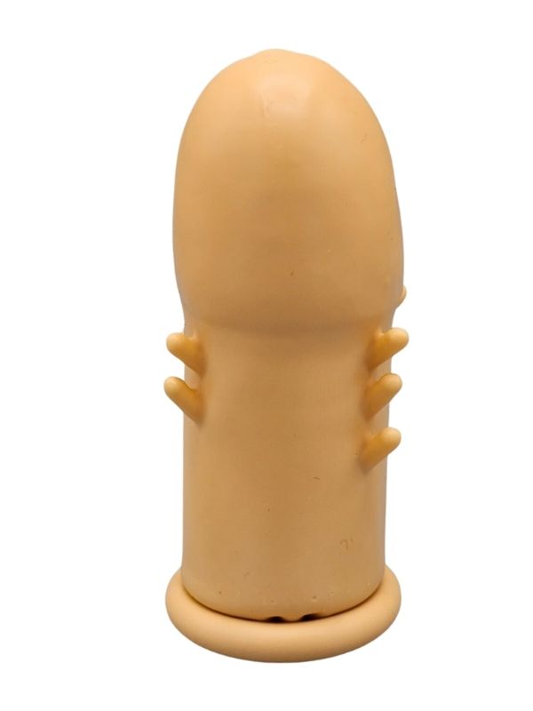 Extender Cap Sitabella Penis Klıfı, 3.5 inç, antenli, lateks