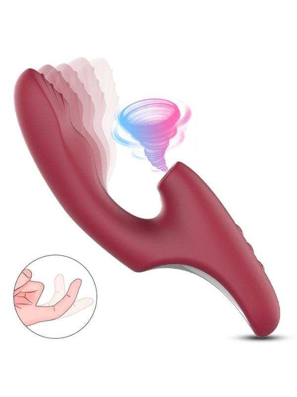 FoxShow Kissers G10 Şarjlı Akıllı Rabbit Vibratör – G-Spot & Klitoris Uyarıcı | Çift Motorlu | Dalga Hareketli | Su Geçirmez