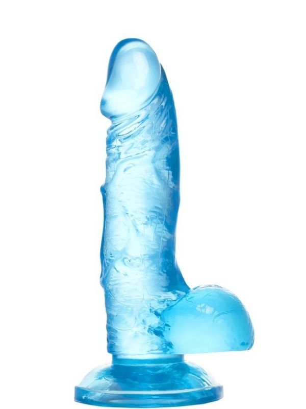 Jel Dildo Mavi 15,8 cm