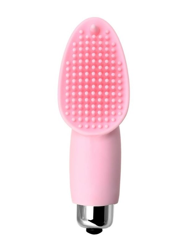 Jos Twity Parmak Vibratör silikon pembe 10,2 cm