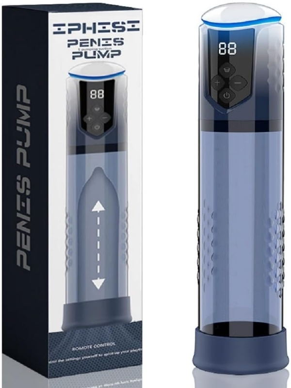 Otomatik Göstergeli RGB Işıklı Penis Pompası