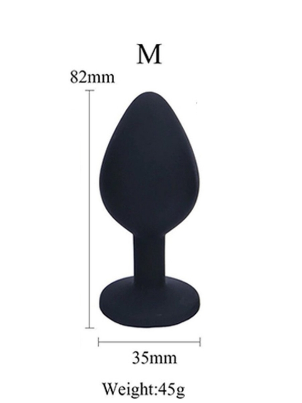 Silikon Anal Tıkaç M Boy