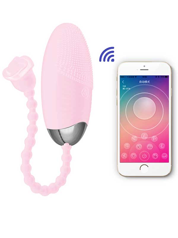 Telefon Kontrollü Yumurta Vibratör Pembe