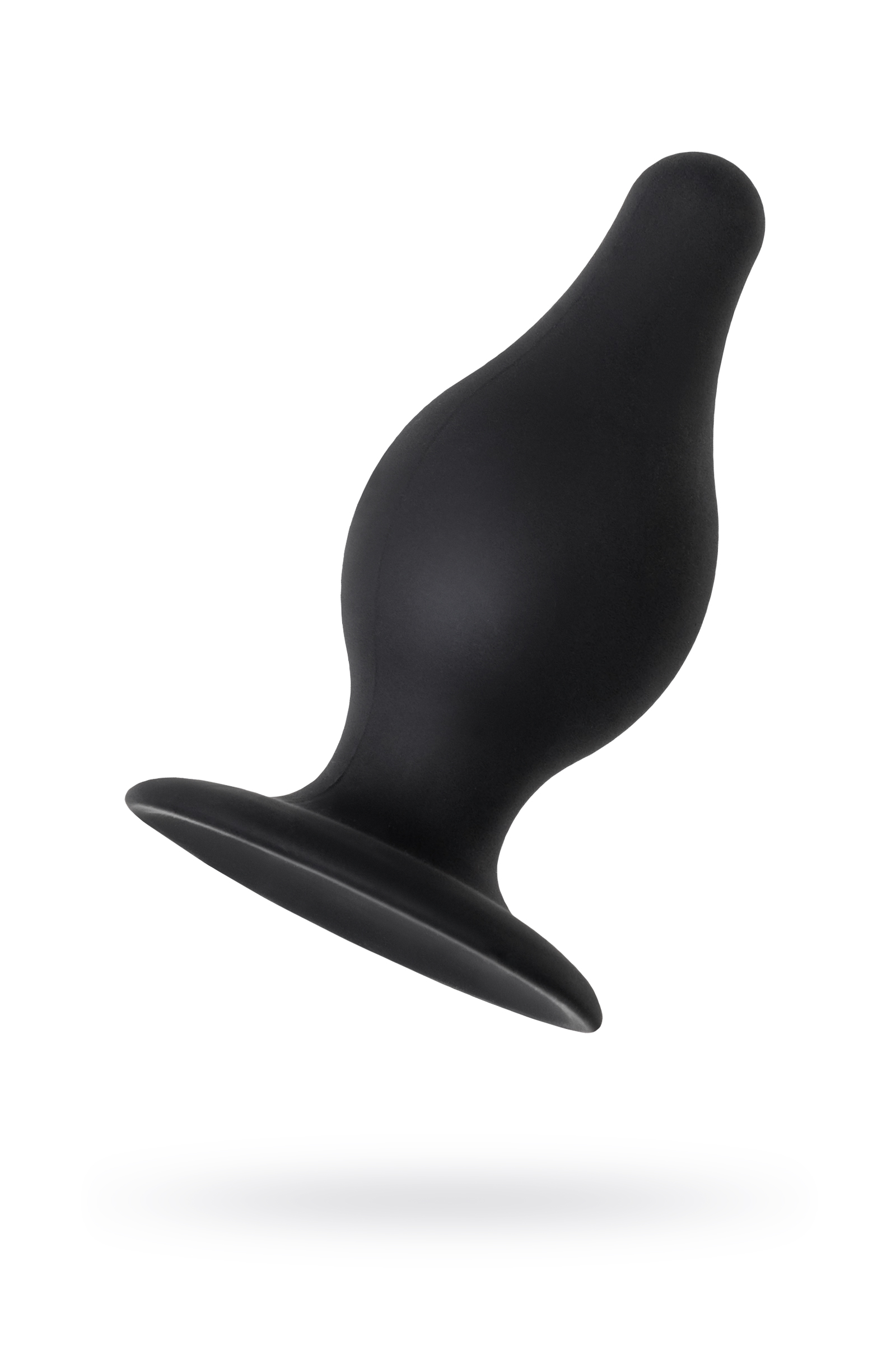 Erotist Spade Anal Plug, M , Silekspan, siyah, 10 cm