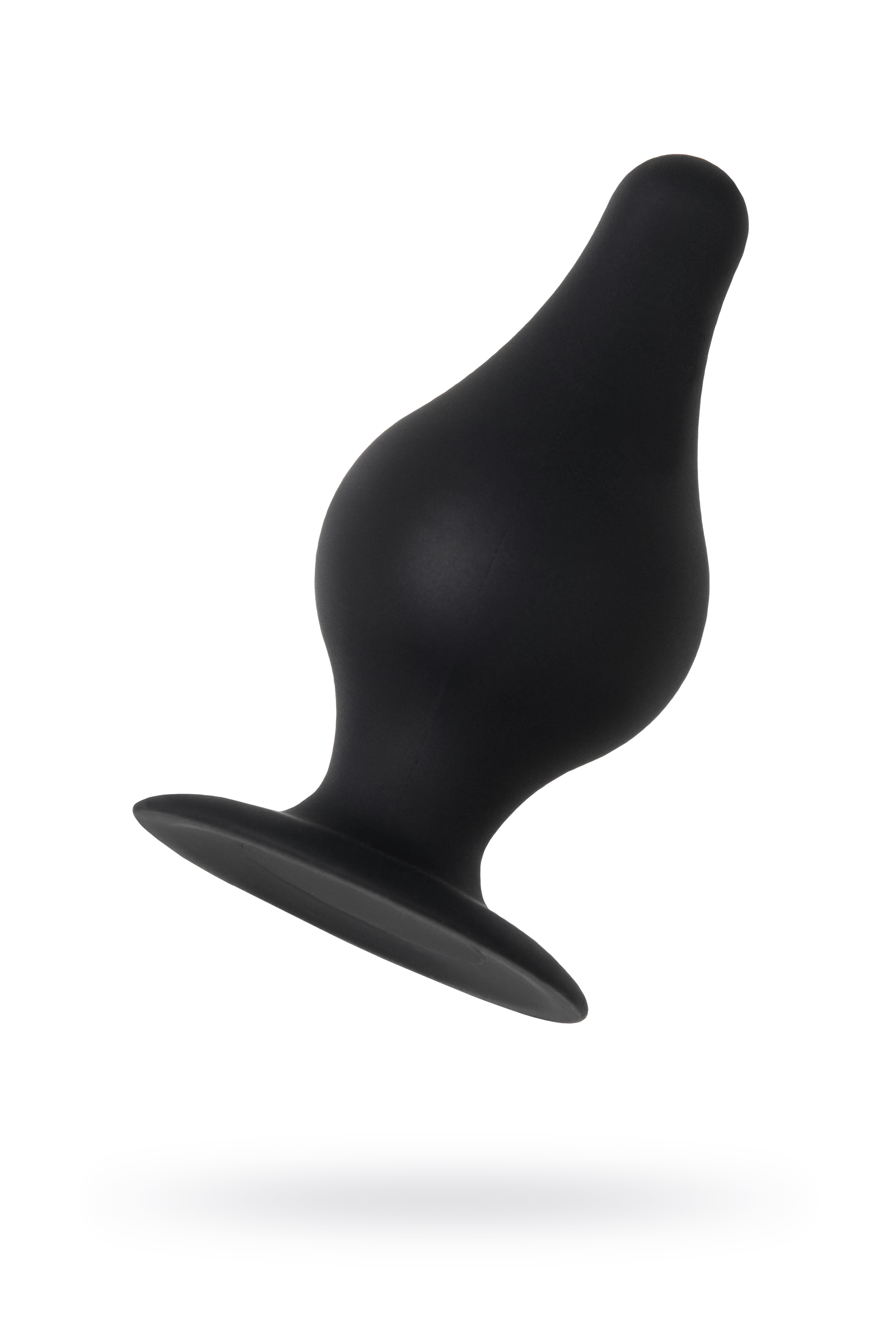 Erotist Spade Anal Plug, XS, Silekspan, siyah, 6,5 cm