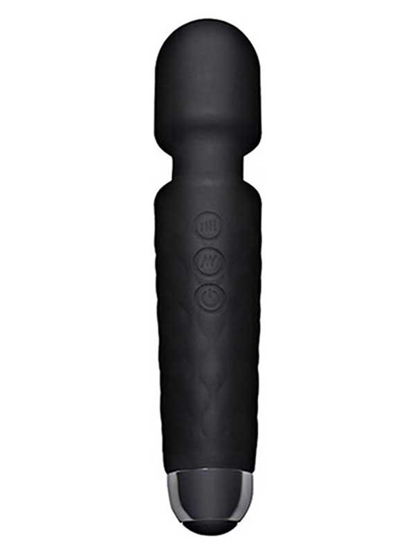 Female Wand Mager Şarjlı Vibratör - Siyah