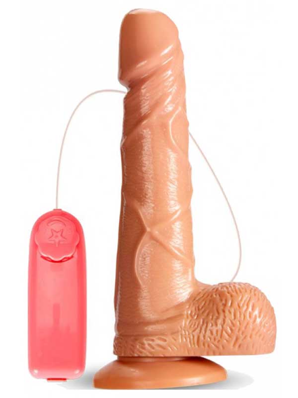 J.B. Titreşimli 17cm Swing Dildo Vibratör