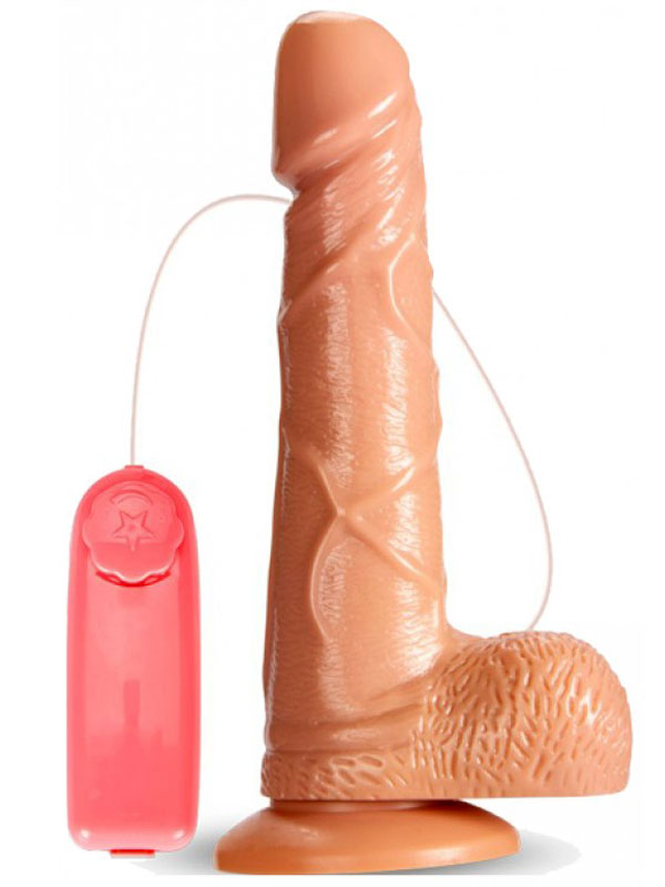 J.B. Titreşimli 19cm Dildo Vibratör