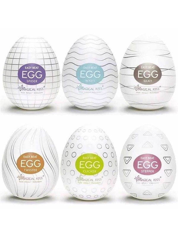 Magical Kiss Egg Erkeklere Özel Esnek Yumurta 6'lı