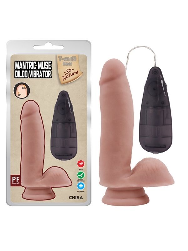 Mantric Muse 17.5cm 5cm Kıkırdaklı Gerçekçi Realistik Vibratör