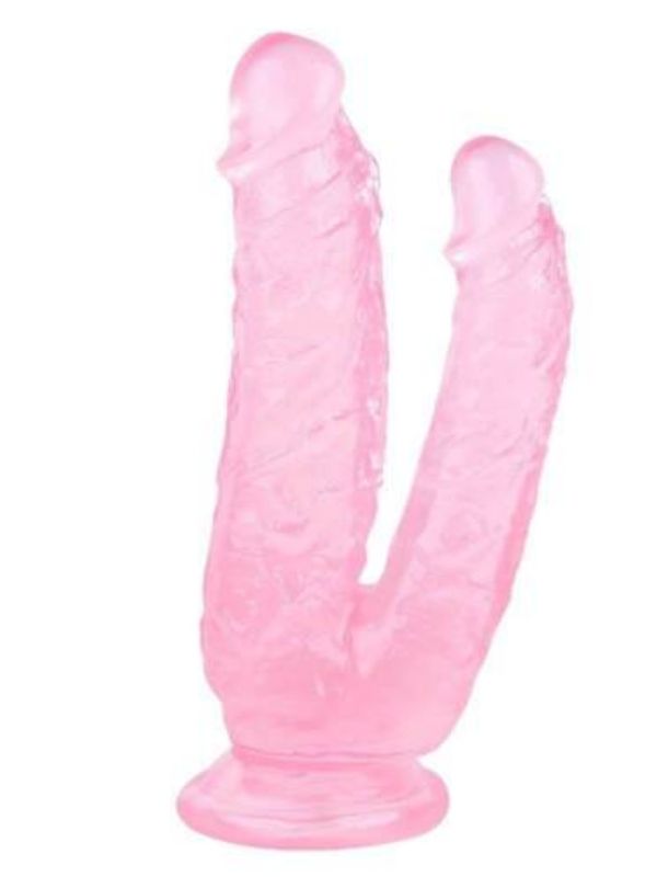 Noctis 19cm Pembe Çiftli Dildo No:76