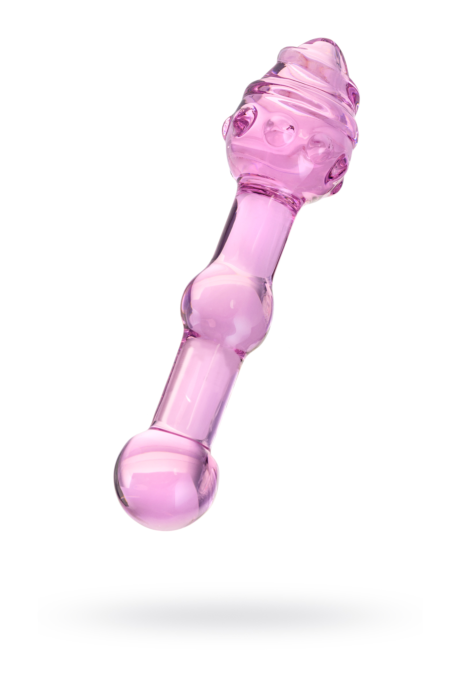 Sexus Gl Çift Taraflı Cam Dildo, pembe, 17 cm