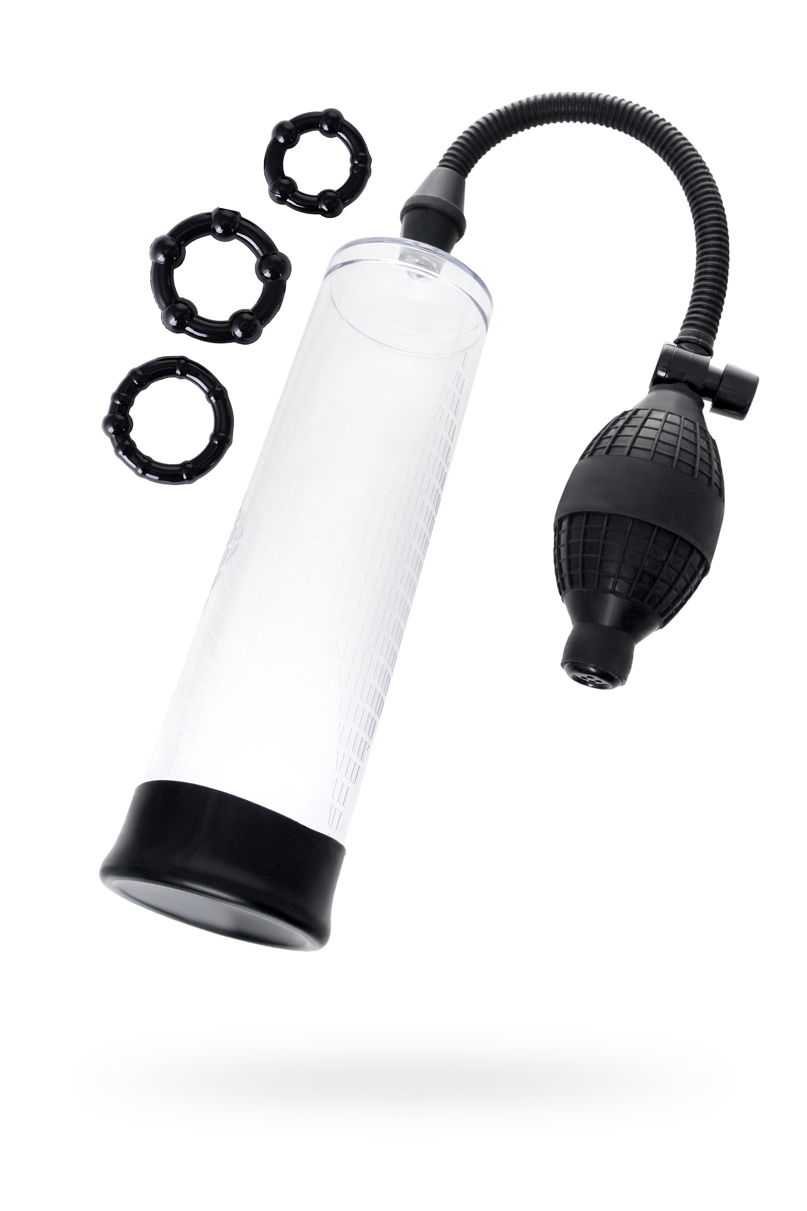 Sexus Men Erection Bjorn Mekanik Pompa, ABS plastik, siyah, 55 cm