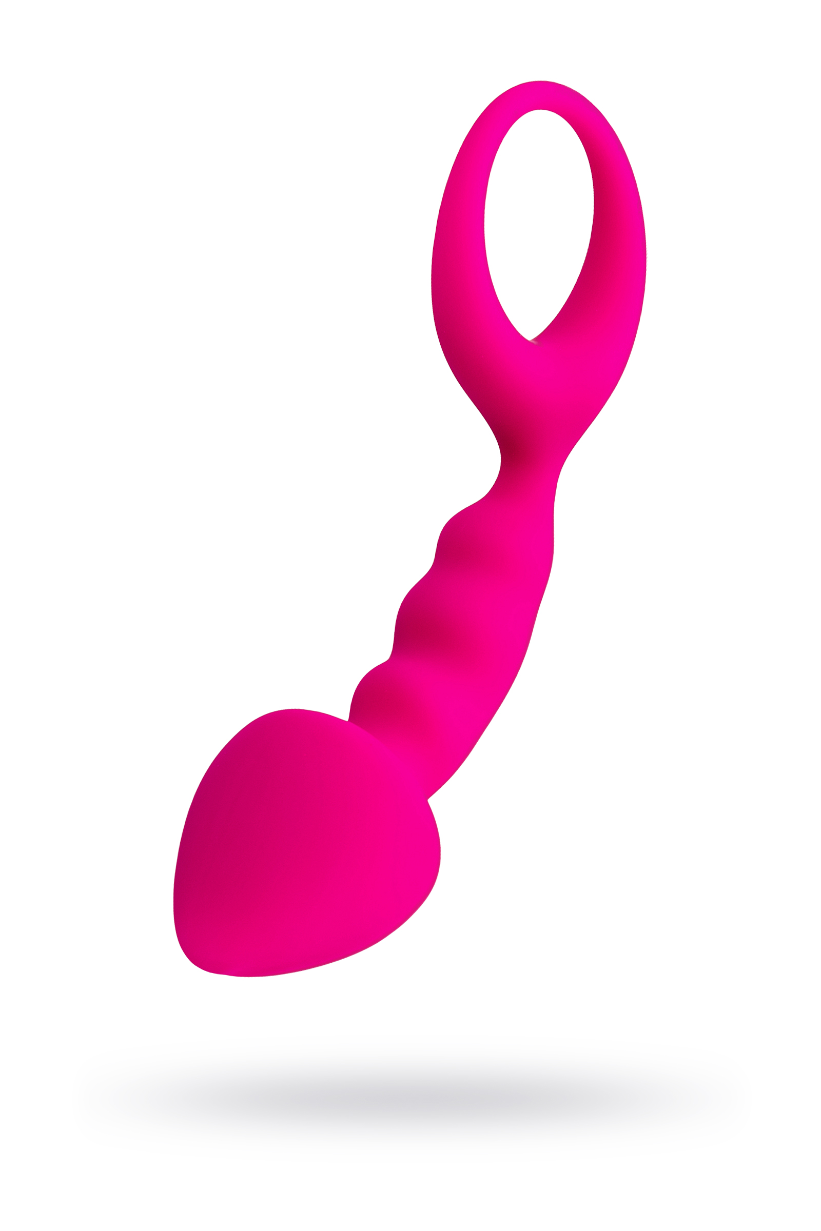 Bong Anal Plug, silikon, pembe, 12,5 cm, Ø 2,5 cm
